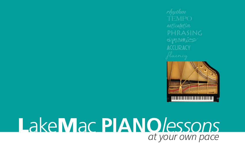 lakeMac piano lessons at your own pace